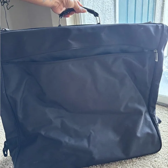 Rome Collection Black Suit Garment Travel Bag with Compartments - Picture 4 of 6